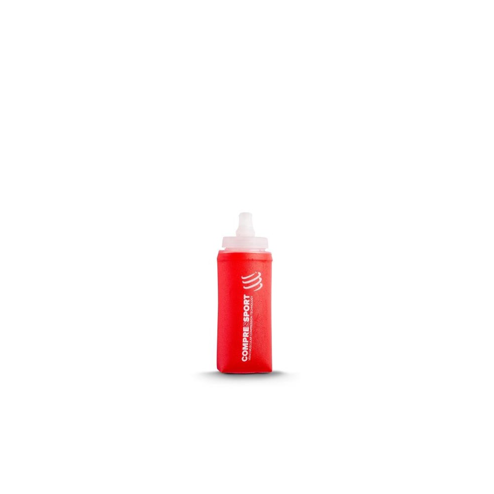 COMPRESSPORT ERGO FLASK 600ML VALVE SHORT T ROJO 1