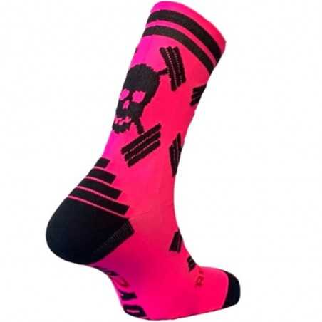 READY2DIE WODSOCKS BIG SKULLS ROSA 3