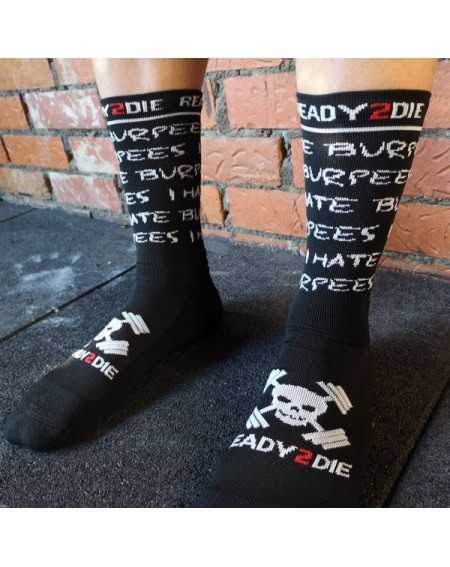 READY2DIE WODSOCKS I HATE BURPEES NE/BL 2