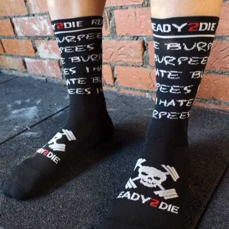 READY2DIE WODSOCKS I HATE BURPEES NE/BL 2