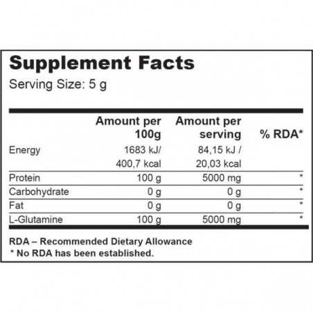 BIOTECH USA 100 L-GLUTAMINE 500G 2